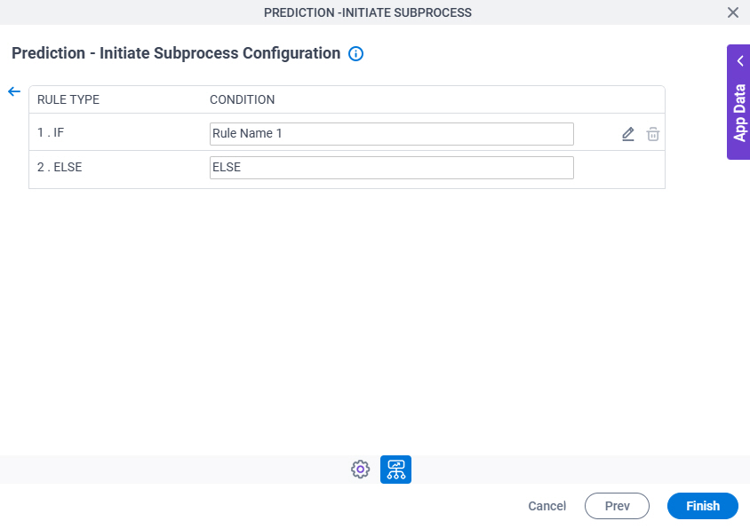 Additional Actions > Set Action Trigger Condition screen