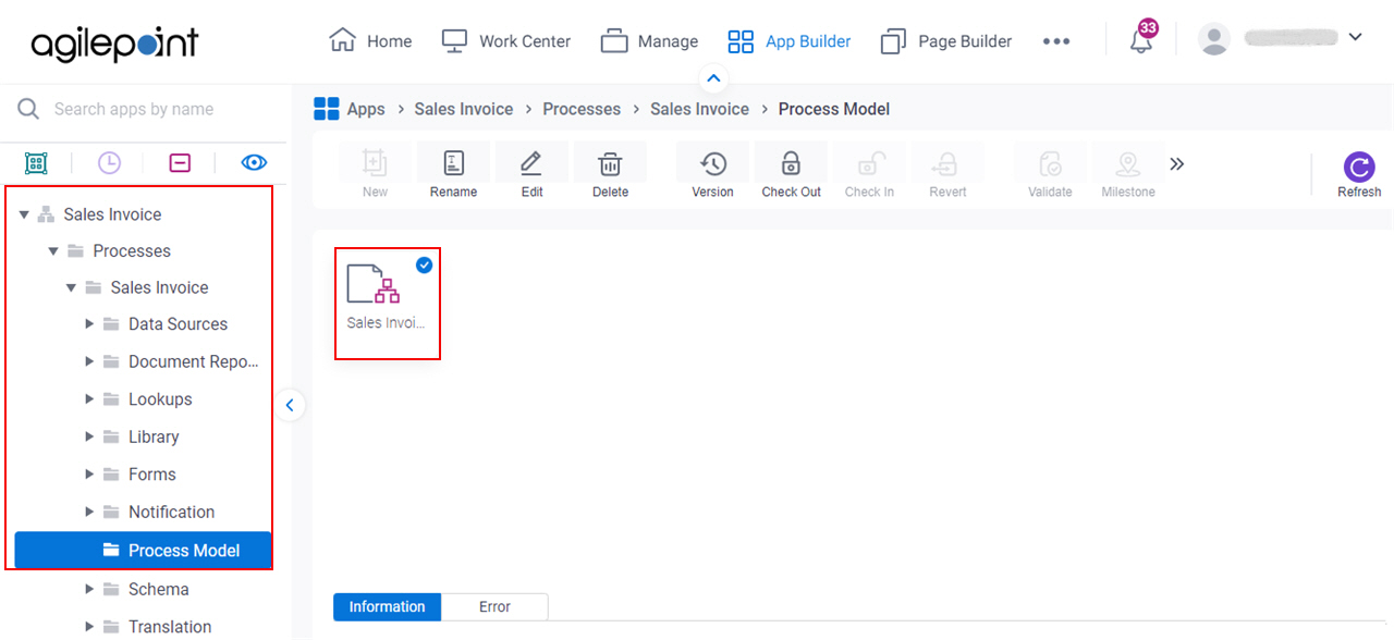 Sales Invoice Process Model