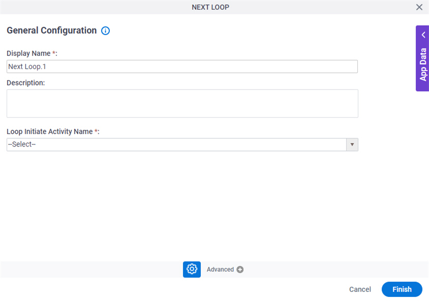 General Configuration screen