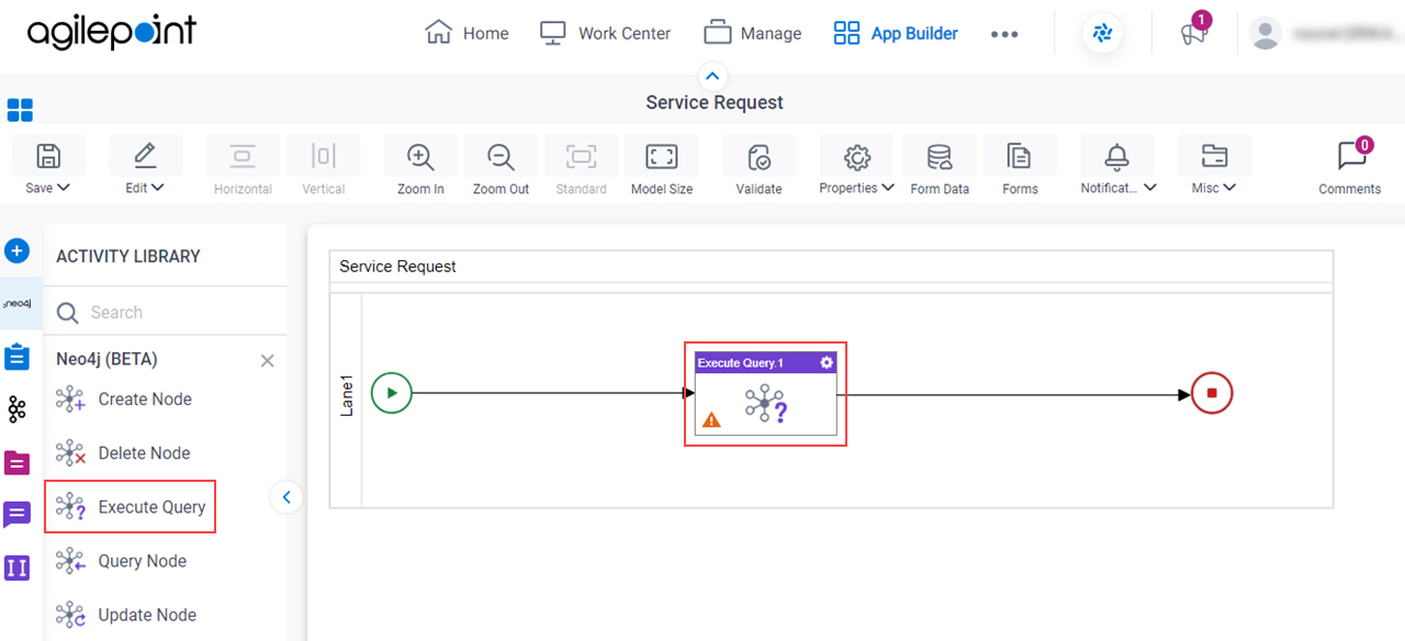 Execute Query activity