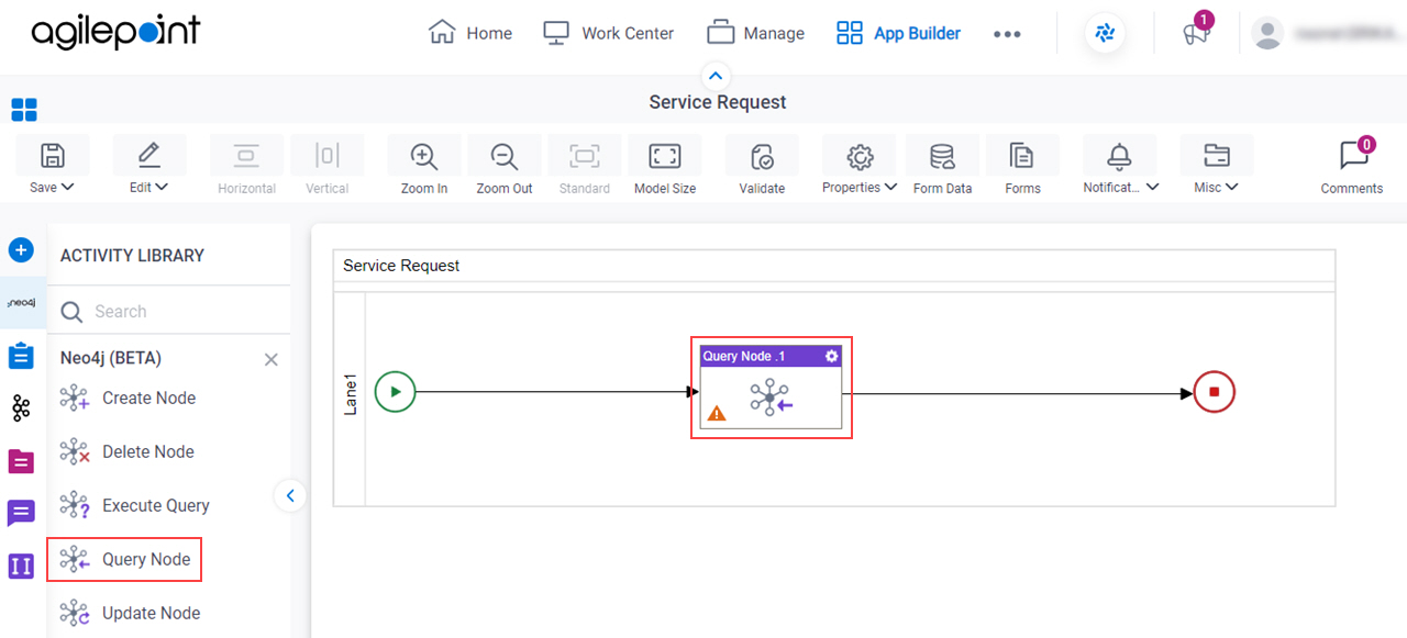 Query Node activity