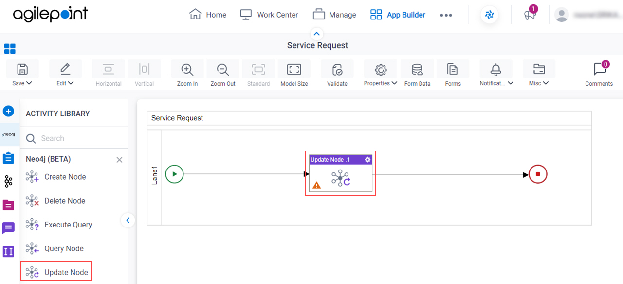 Update Node activity