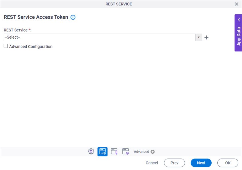 REST Access Token screen