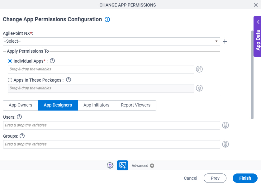 Change To App Permissions Configuration App Designers Tab