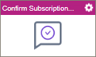 Confirm Subscription activity