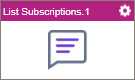 List Subscriptions activity