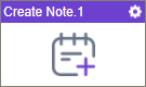 Create Note activity