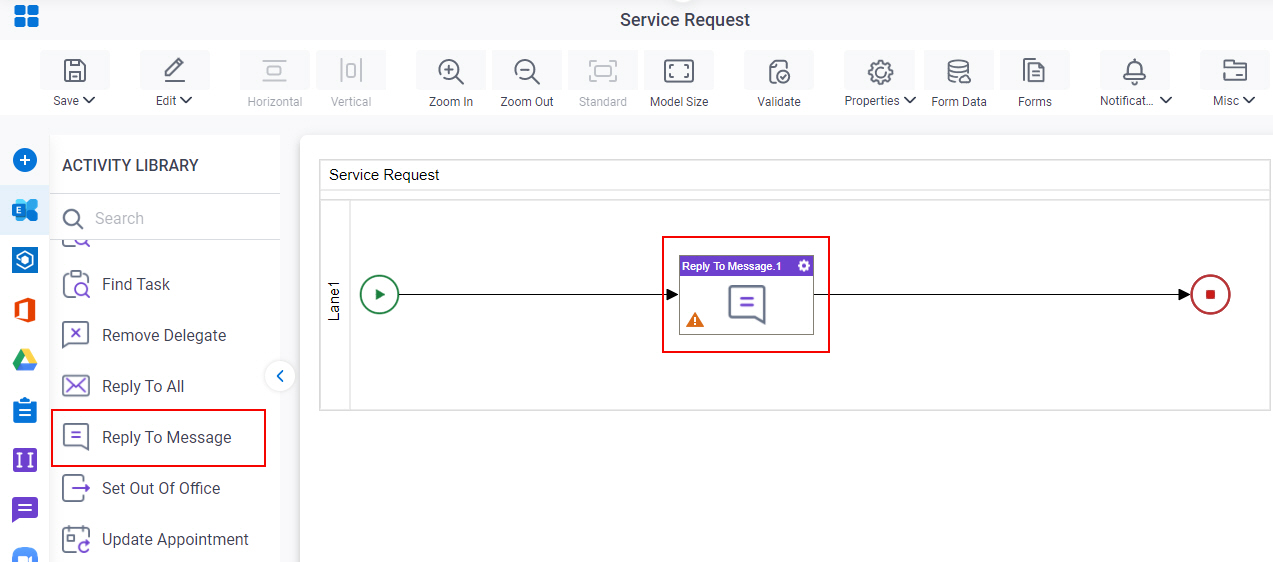 Drag Reply To Message activity