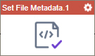 Set File Metadata activity