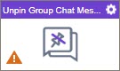 Unpin Group Chat Message activity