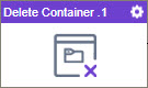 Delete Container activity