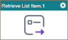 Retrieve List Item activity