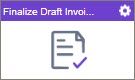 Finalize Draft Invoice activity