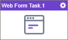 Web Form Task activity