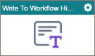Write To Workflow History List activity