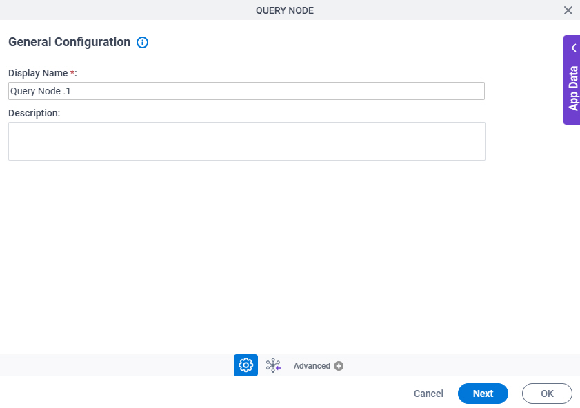 General Configuration screen