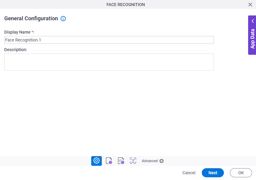 General Configuration screen