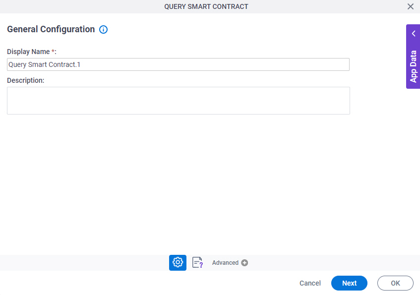 General Configuration screen