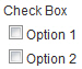 Check Box form control