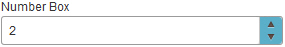 Number Box form control