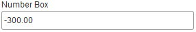 Number Box form control