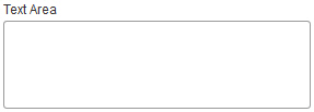 Text Area form control