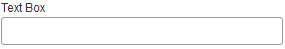 Text Box form control