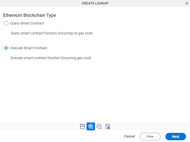 Ethereum Blockchain Type screen