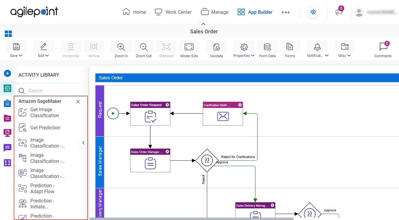 Process Activities for Amazon SageMaker