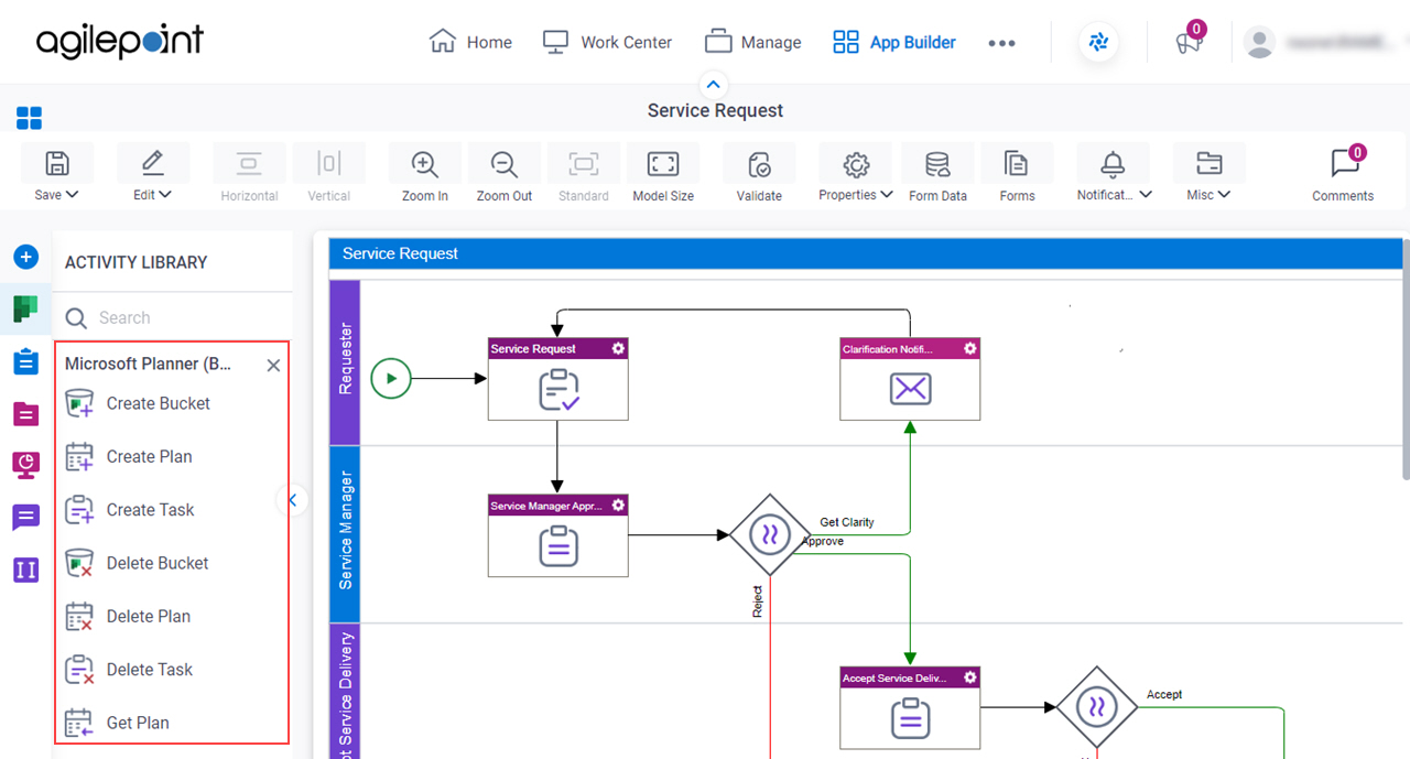 Process Activities for Microsoft Planner