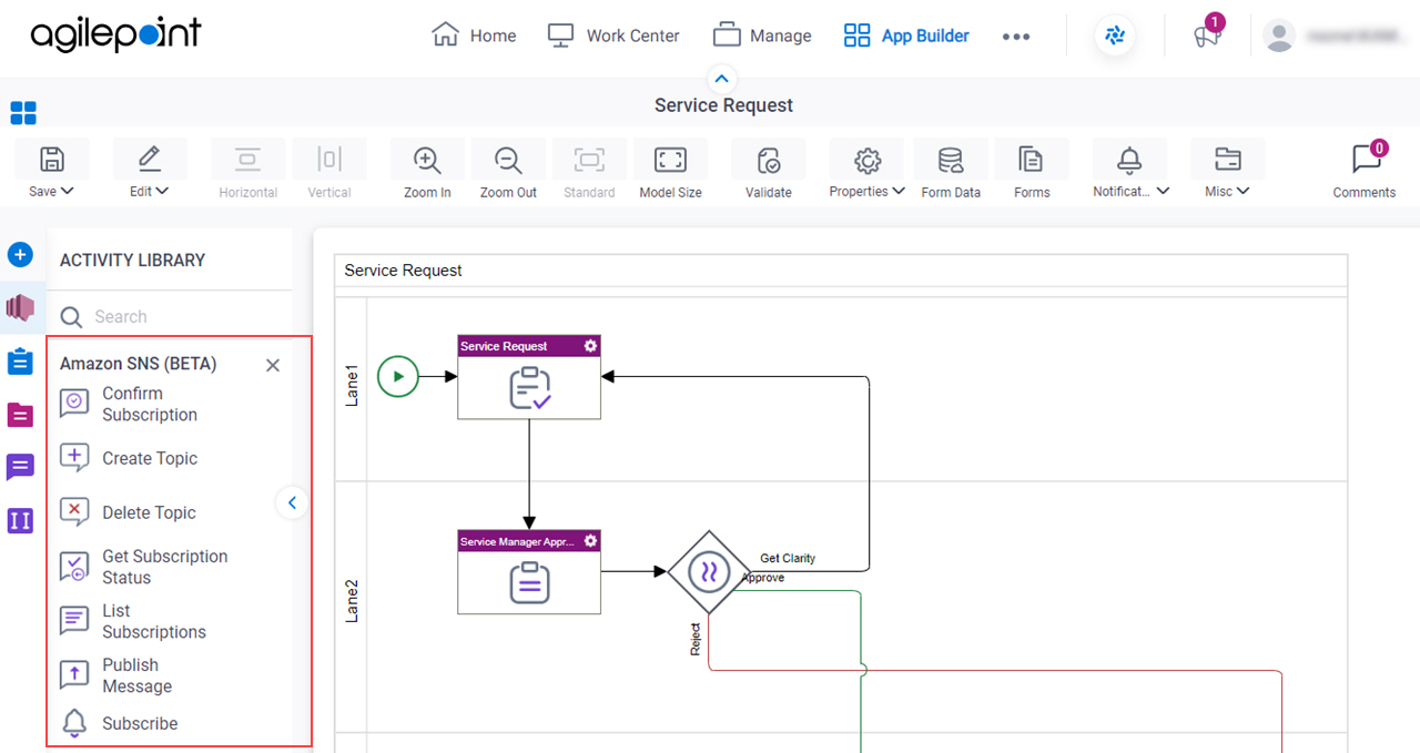 Process Activities for Amazon S3