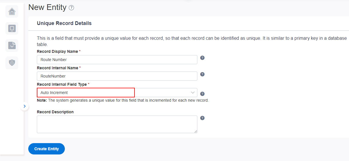 Auto Increment