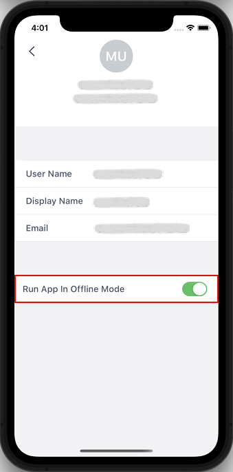 Turn On Run App In Offline Mode