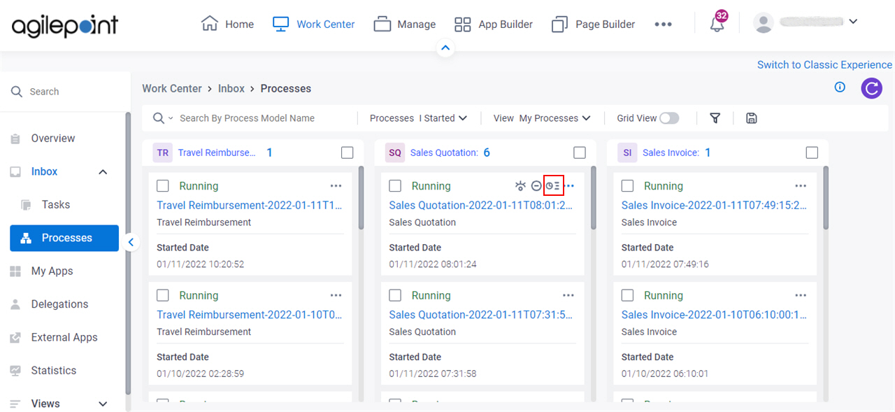 Click Eforms Report View