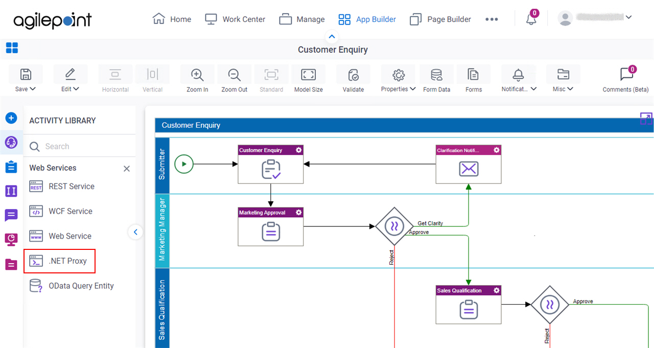 Process Activities for .NET proxy