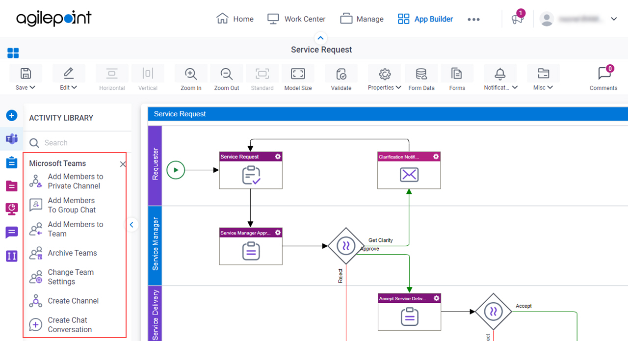 Process Activities for Microsoft Teams