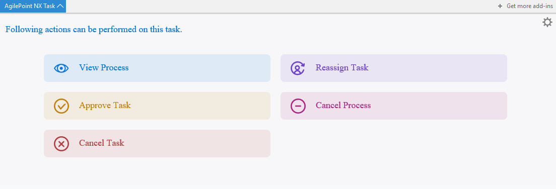 Outlook Task Manager screen