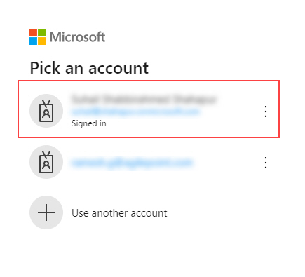 Select Account