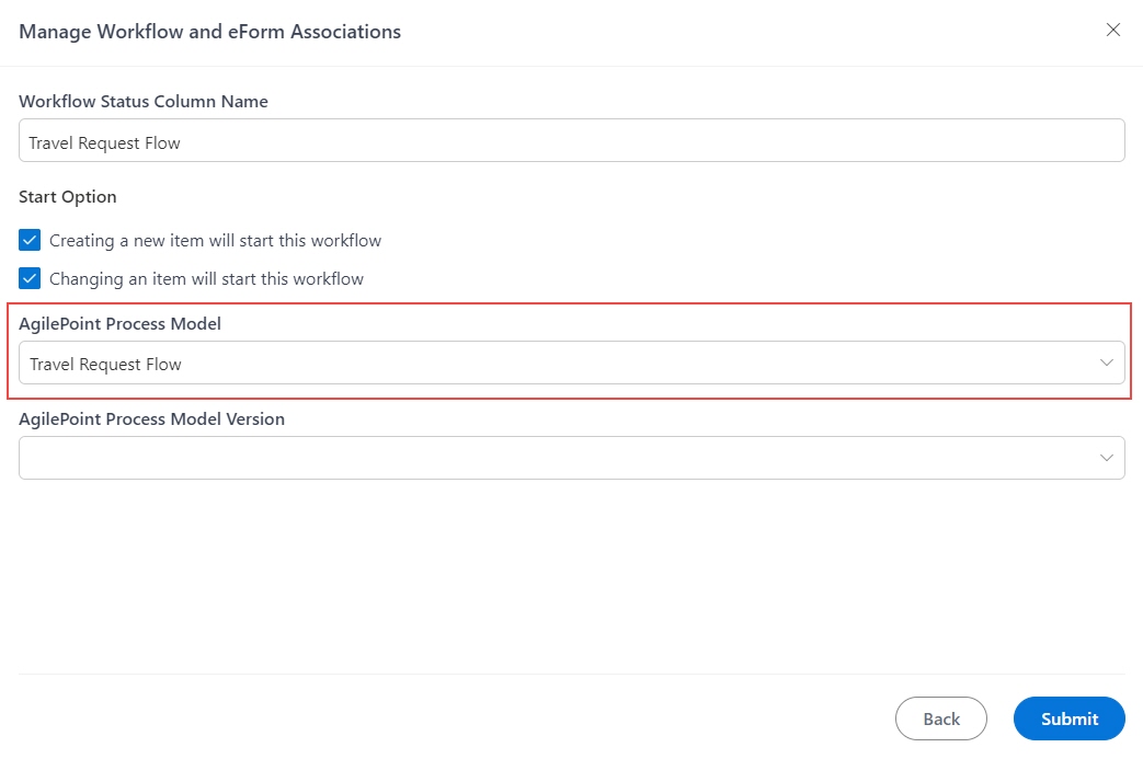 Select Process Model