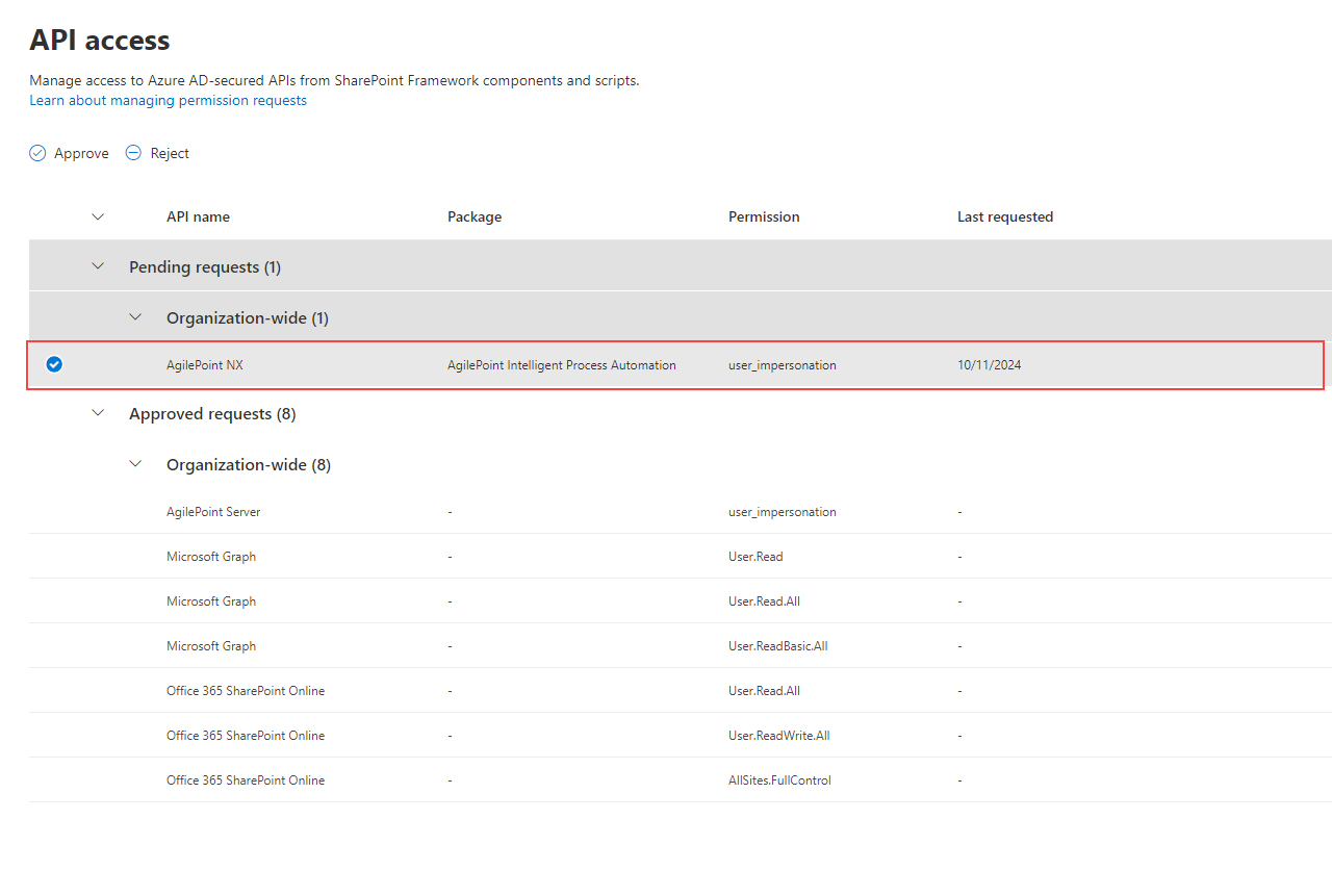 Select AgilePoint NX