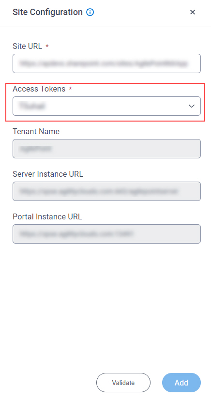 Select Access Token