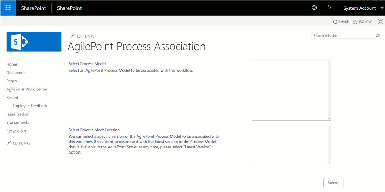 AgilePoint Process Association