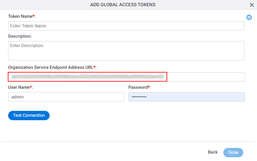 Paste Endpoint Address