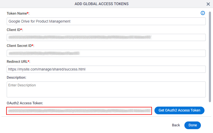 OAuth2 Access Token