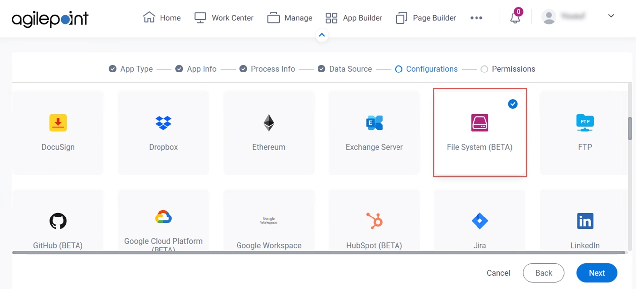 Select File System