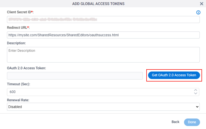 Get OAuth2 Access Token