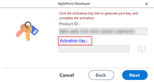 AgilePoint Developer screen