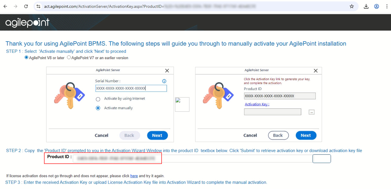 AgilePoint Server Install Location screen
