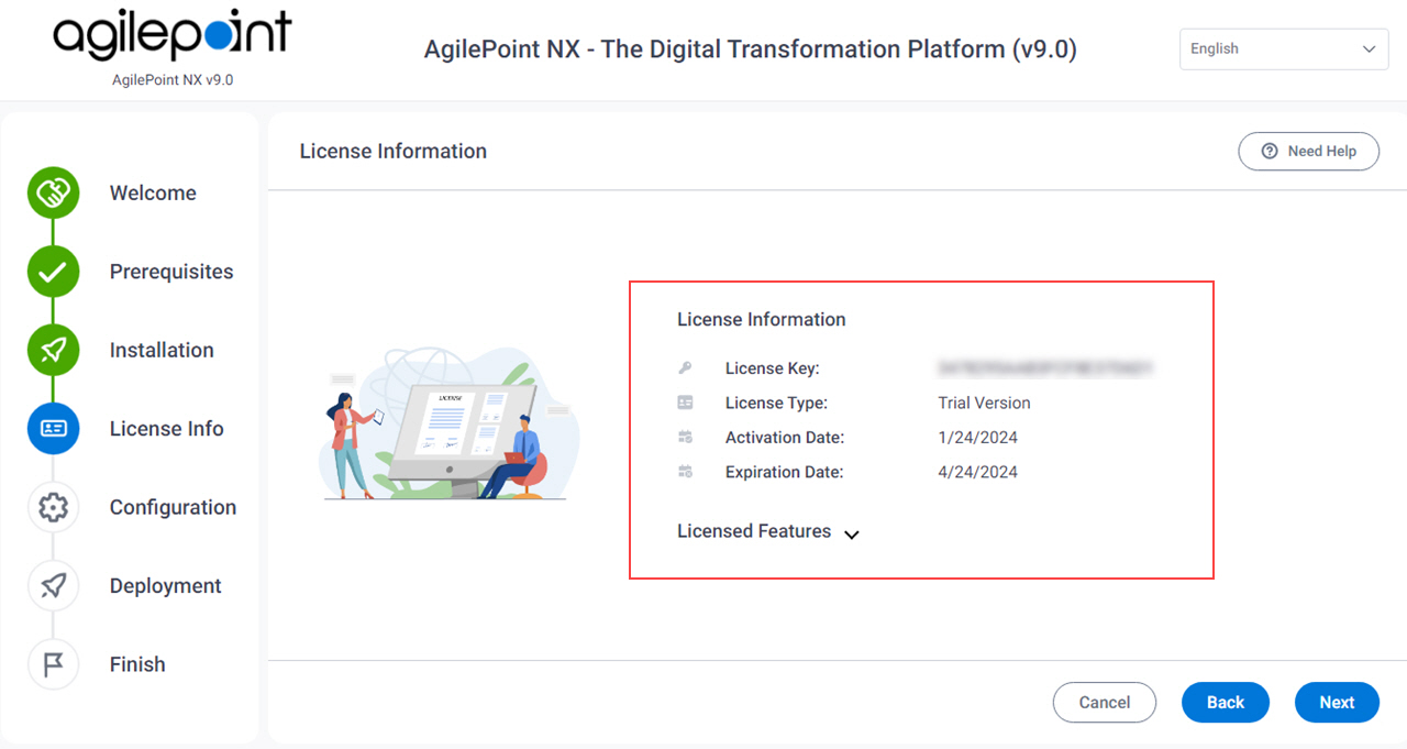 AgilePoint Server Install Location screen