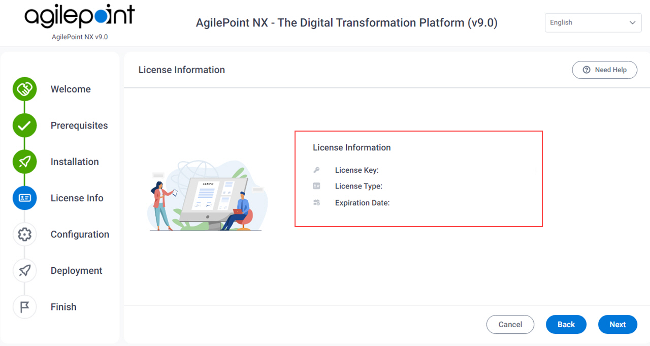 AgilePoint Server Install Location screen